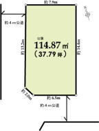 小田急小田原線｢成城学園前｣駅徒歩23分（世田谷区）売地の物件画像